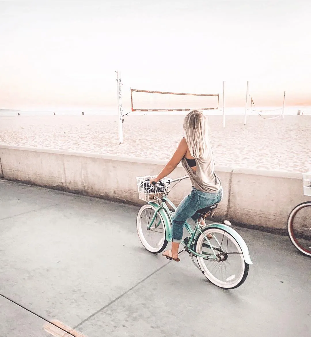 sixthreezero Teal Single Speed Women's Beach Cruiser Bike