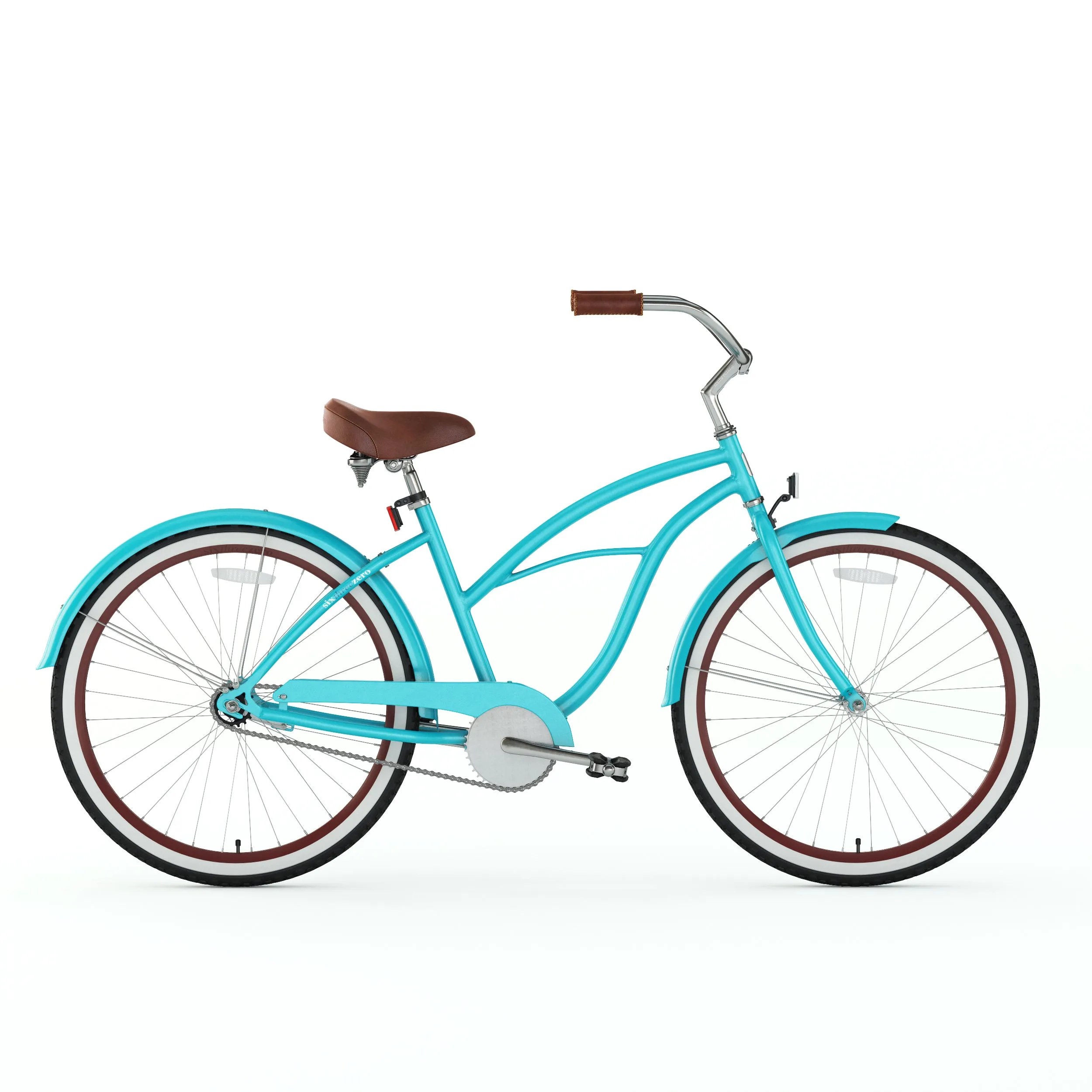 sixthreezero Teal Single Speed Women's Beach Cruiser Bike