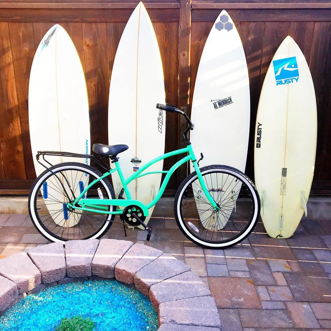 sixthreezero Teal Single Speed Women's Beach Cruiser Bike