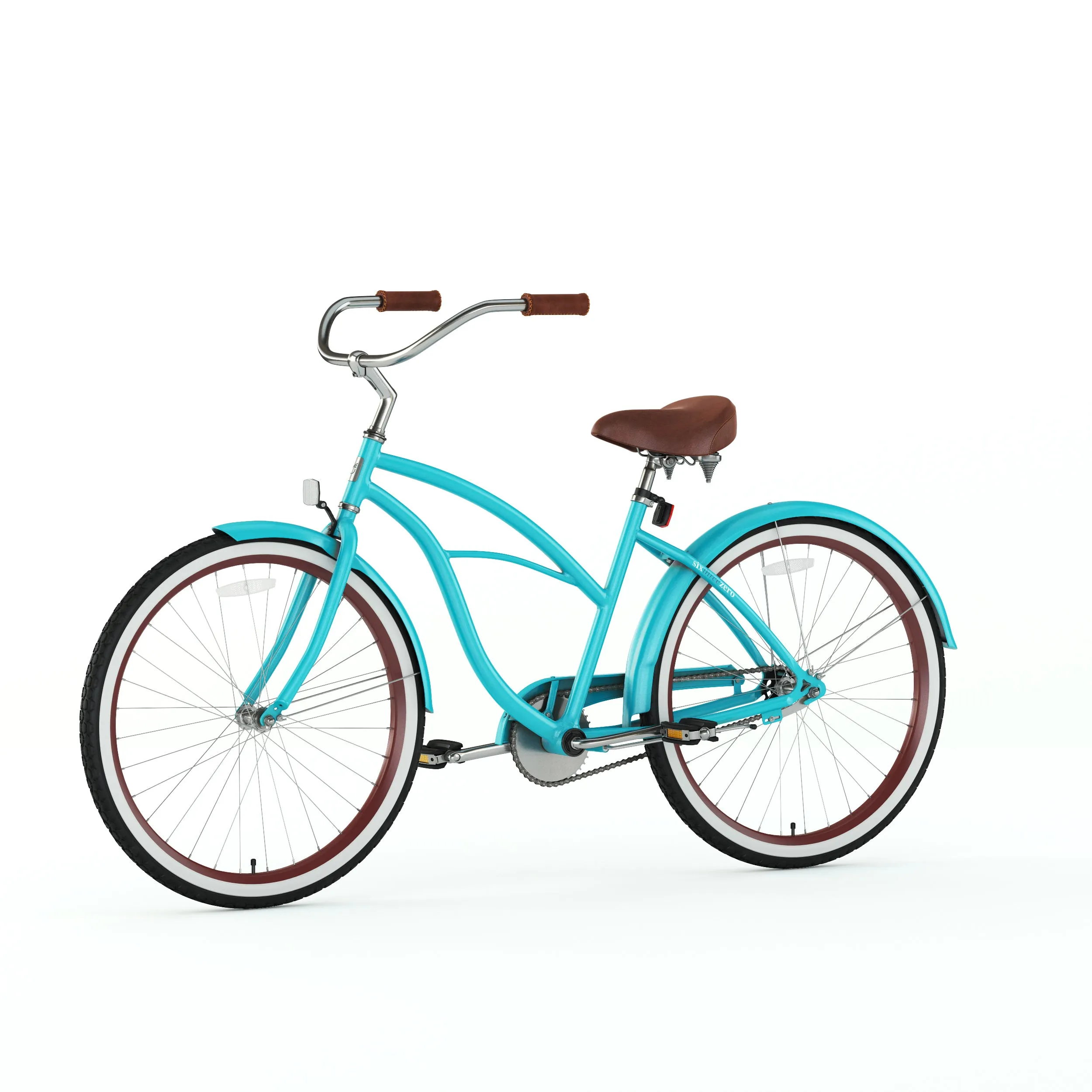 sixthreezero Teal Single Speed Women's Beach Cruiser Bike