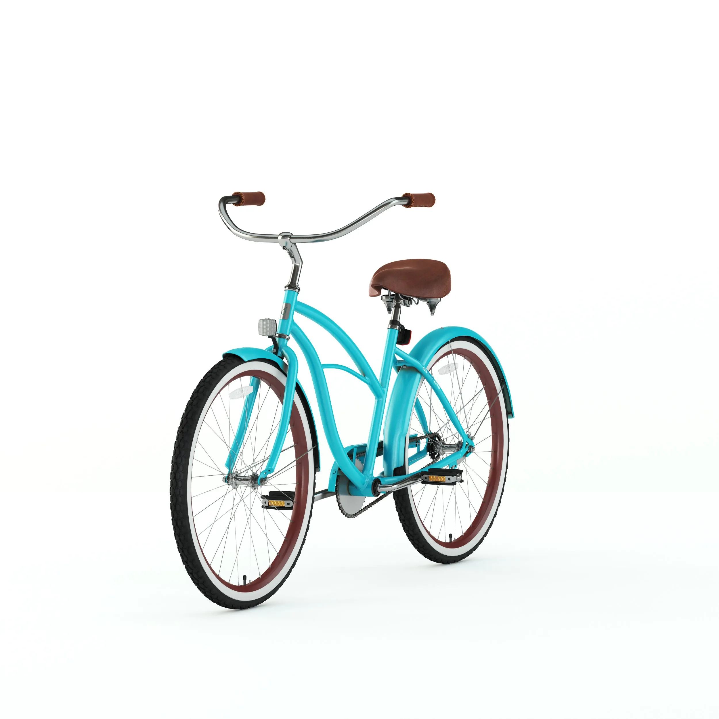 sixthreezero Teal Single Speed Women's Beach Cruiser Bike