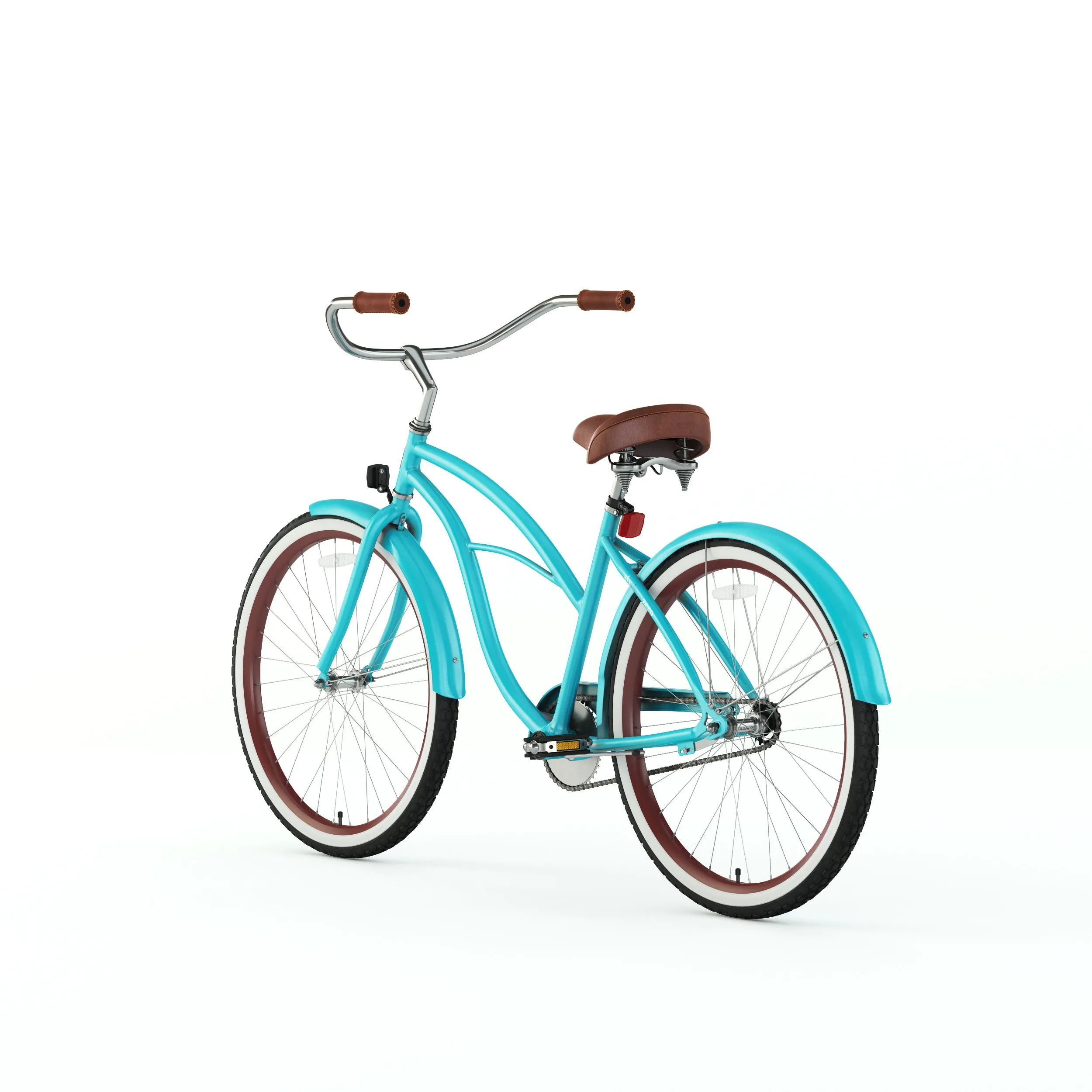 sixthreezero Teal Single Speed Women's Beach Cruiser Bike