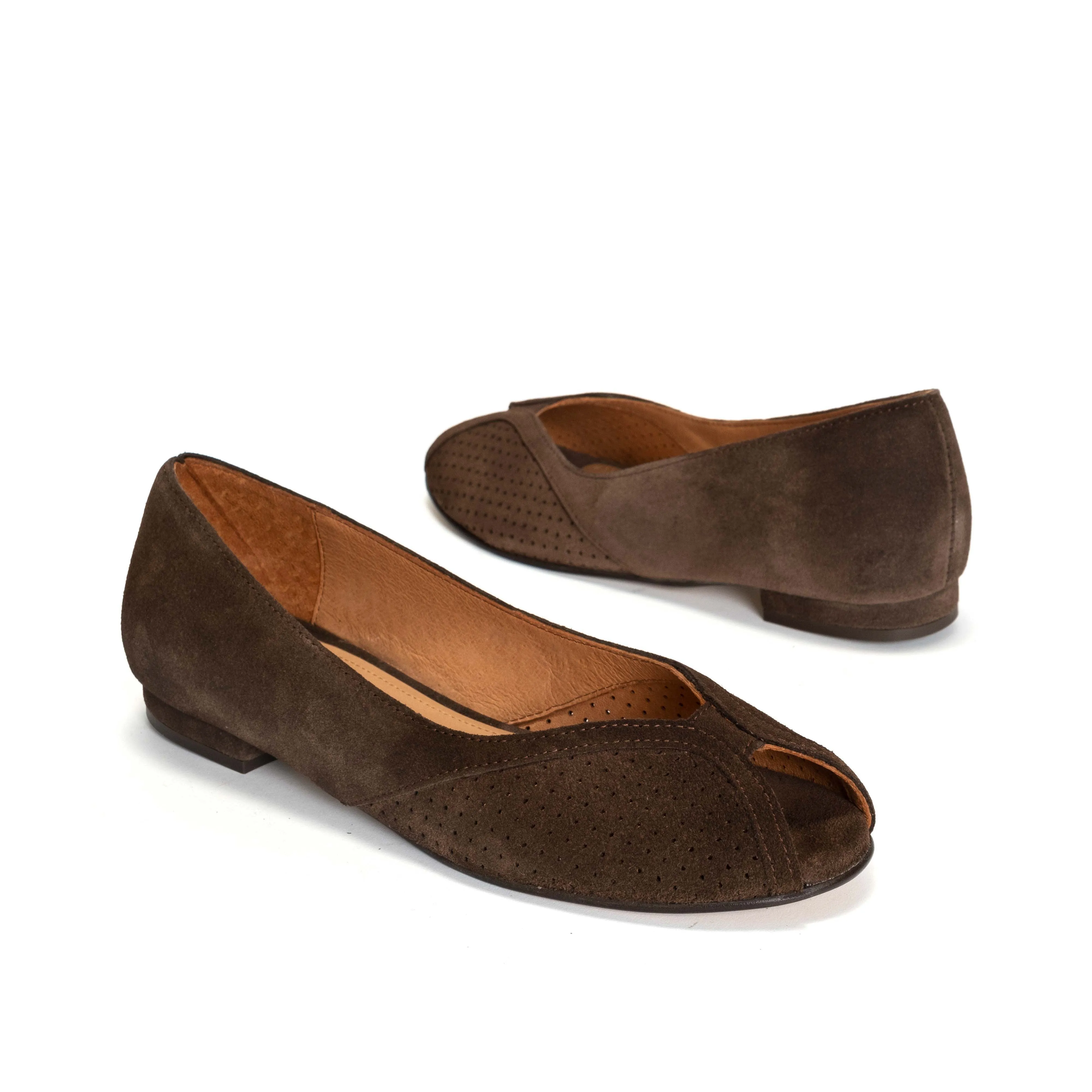 Tiffy Calf suede Coffee brown