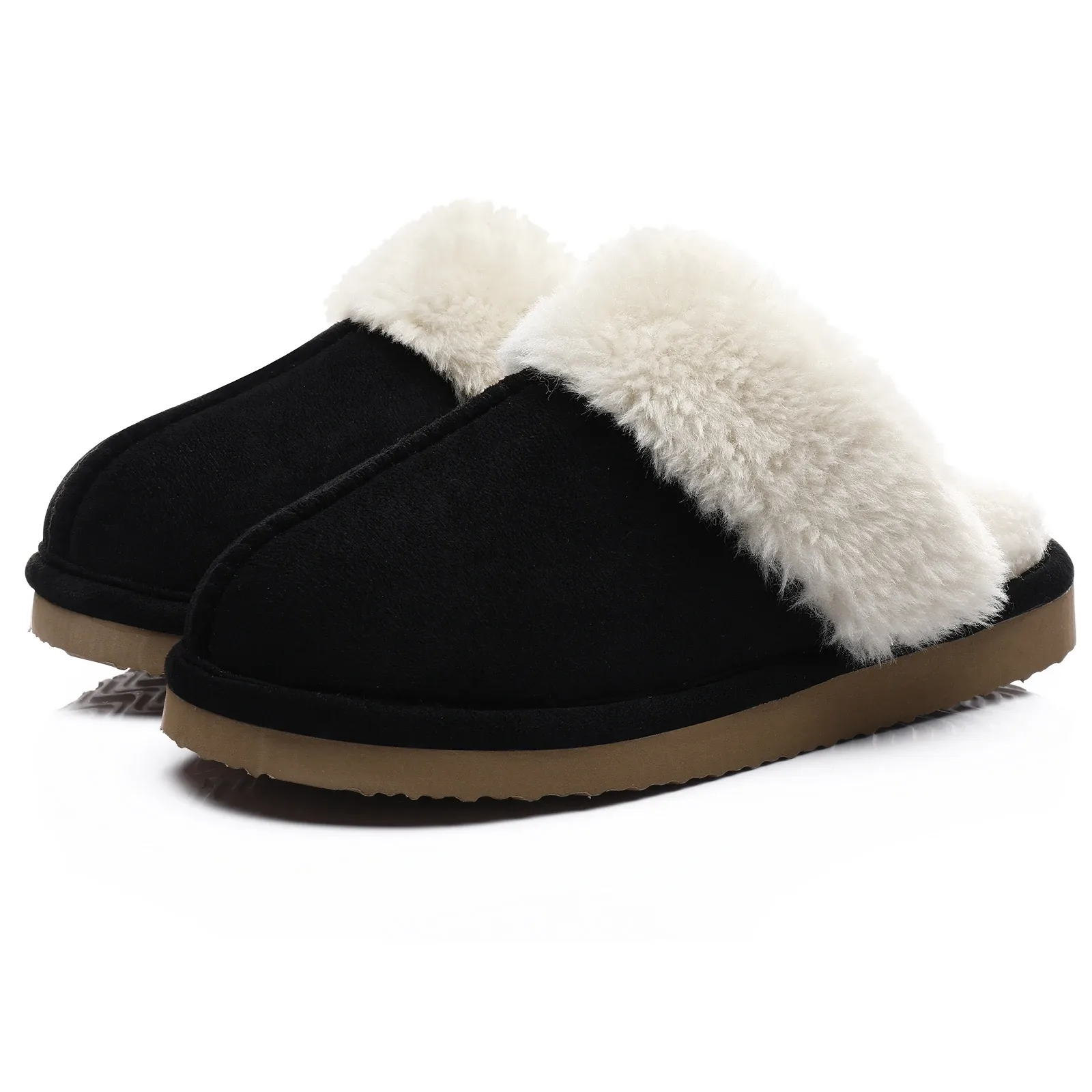 UGG Fuzzy Slippers Women's Men's Premium Sheepskin Scuffs