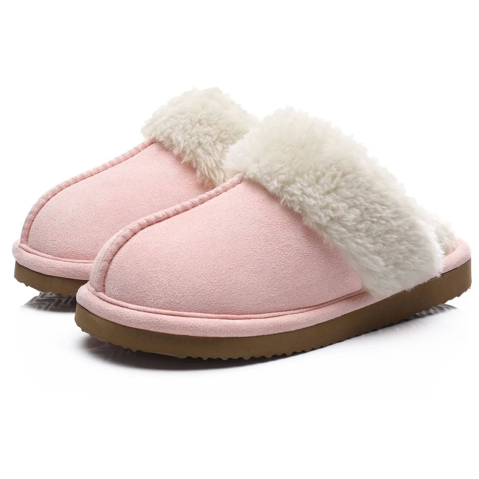 UGG Fuzzy Slippers Women's Men's Premium Sheepskin Scuffs