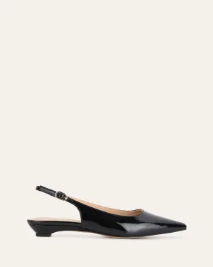 VIKTOR DRESS FLATS BLACK PATENT