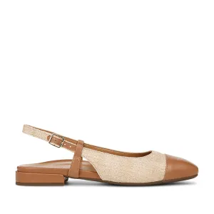 Vionic Women's Petaluma Slingback Flat in Raffia