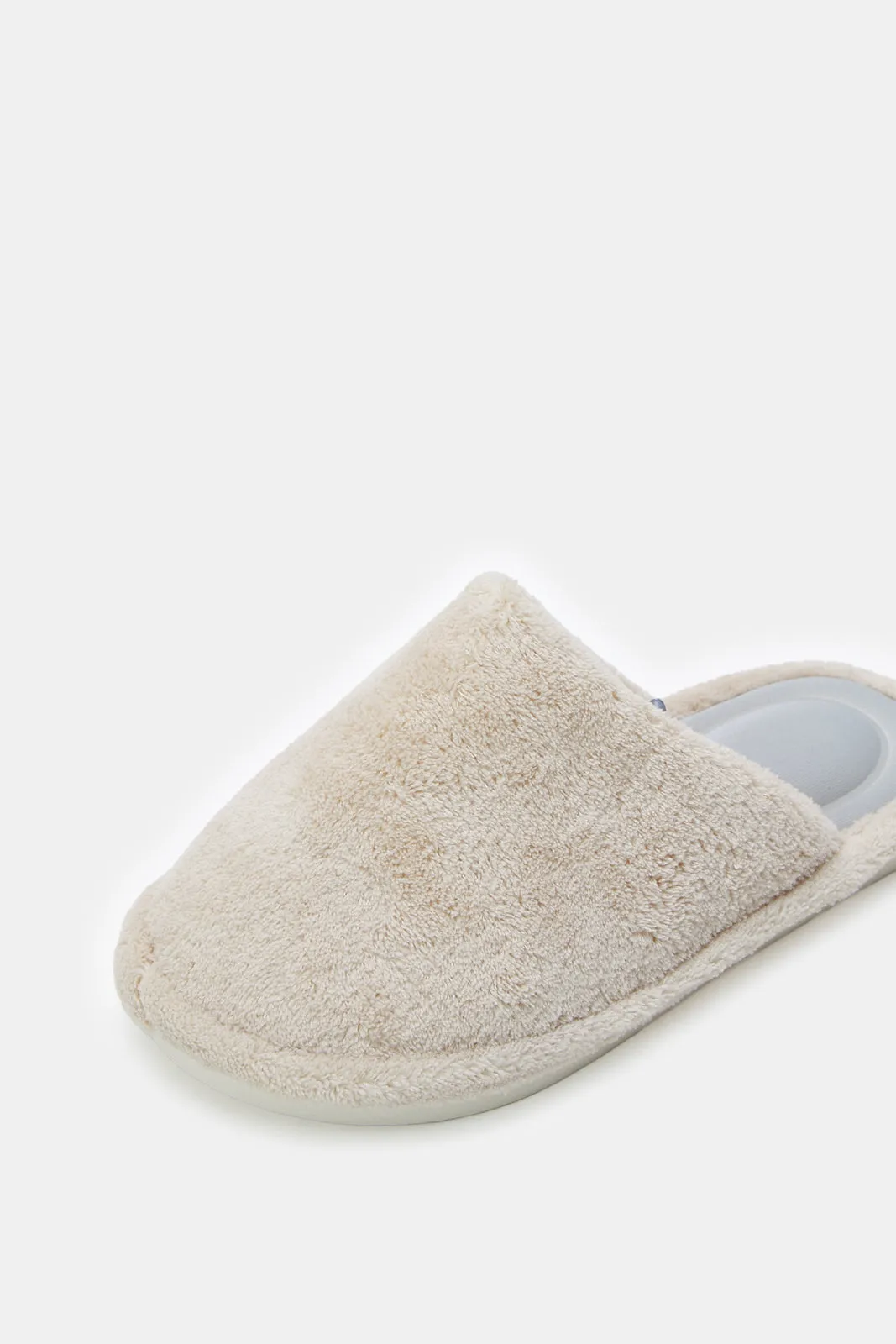 Women Taupe Memory Foam Slipper