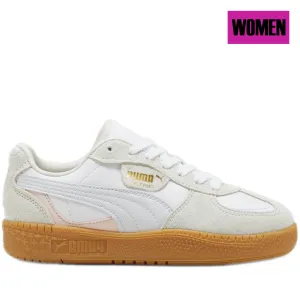 Women's Puma Palermo Moda Leather Shoes - PUMA White/ Silver Mist