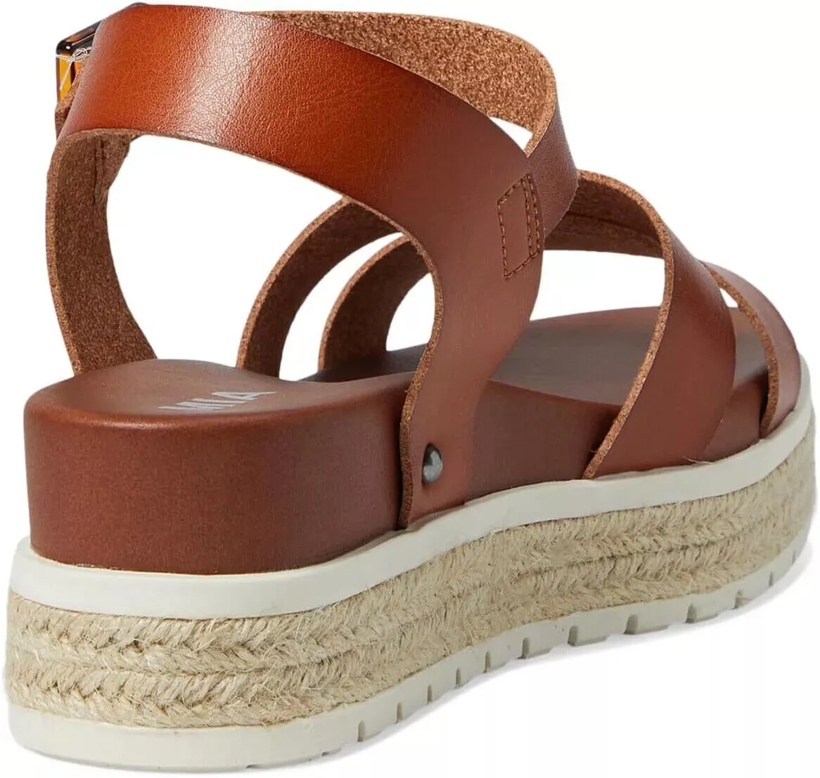 Women's Shoes MIA EVANA Platform Espadrille Wedge Sandals MH2326B COGNAC